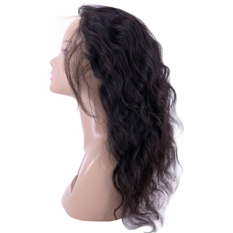 Raw Indian Curly 13x4 Transparent Lace Front Wig